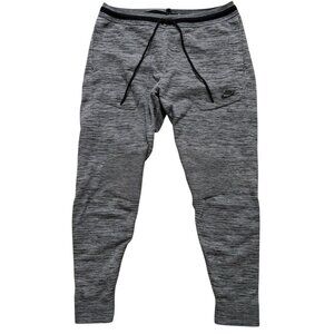 Nike Tech Knit Jogger Pants Mens Size M Drawstring Tapered Leg 832180-091 Gray